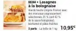 Thiriet Lasagnes à la bolognaise offre
