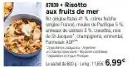 Thiriet Risotto aux fruits de mer offre