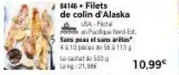 Thiriet Filets de colin d'Alaska offre