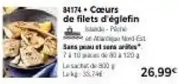Thiriet Coeurs de filets d'églefin offre
