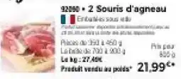 Thiriet Souris d'agneau offre