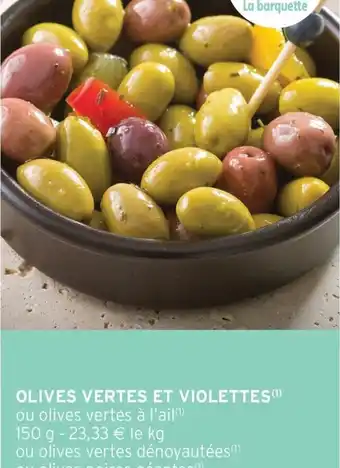 OLIVES VERTES ET VIOLETTES
