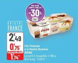 G20 FIDELITERIANS L'Ile Flottante à la Vanille Bourbon offre