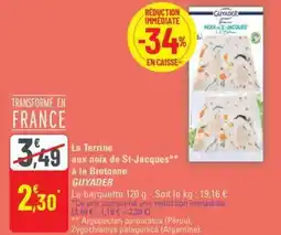 G20 GUYADER La Terrine aux noix de St-Jacques à la Bretonne offre
