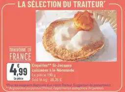 G20 Coquilles St-Jacques cuisinées à la Normande offre