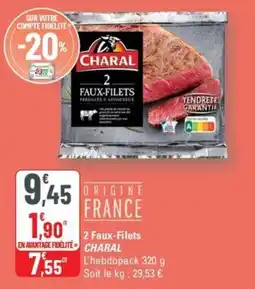 G20 CHARAL 2 Faux-Filets offre