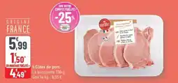 G20 5 Côtes de porc offre