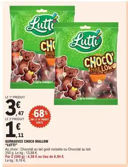 E.Leclerc LUTTI Guimauves choco mallow offre