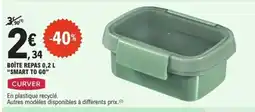 E.Leclerc CURVER Boîte repas smart to go offre
