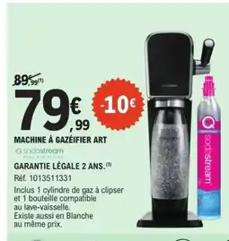 E.Leclerc SODASTREAM Machine à gazéifier art offre