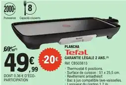 E.Leclerc TEFAL Plancha offre