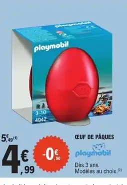 E.Leclerc PLAYMOBIL Œuf de pâques offre