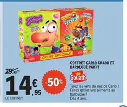 E.Leclerc GOLIATH Coffret carlo crado et barbecue party offre