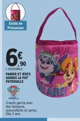 E.Leclerc Panier et (eufs garnis la pat' patrouille offre