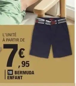 E.Leclerc Bermuda enfant offre