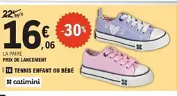 E.Leclerc CATIMINI Tennis enfant ou bébé offre