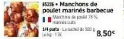 Thiriet Manchons de poulet marinės barbecue offre