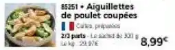 Thiriet Aiguillettes de poulet coupées offre