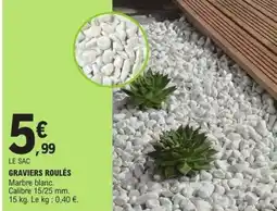 E.Leclerc Graviers roulés offre