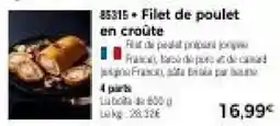 Thiriet Filet de poulet en croûte offre