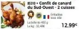 Thiriet Confit de canard du sud-ouest 2 cuisses offre