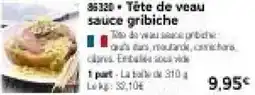 Thiriet Tête de veau sauce gribiche offre