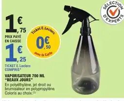E.Leclerc BEAUX JOURS Vaporisateur offre