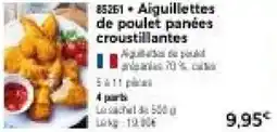 Thiriet Aiguillettes de poulet panées croustillantes offre