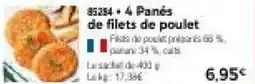 Thiriet 4 Panés de filets de poulet offre