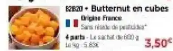 Thiriet Butternut en cubes offre