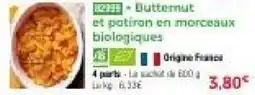 Thiriet Butternut et patiron en morceaux biologiques offre