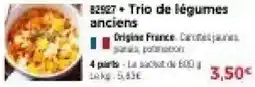 Thiriet Trio de légumes anciens offre