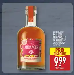 ALDI NOS ARRANGÉS Boisson spiritueuse au rhum 35° offre
