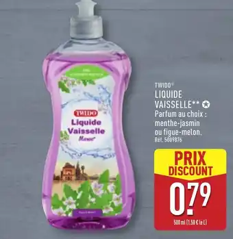 ALDI TWIDO Liquide vaisselle offre