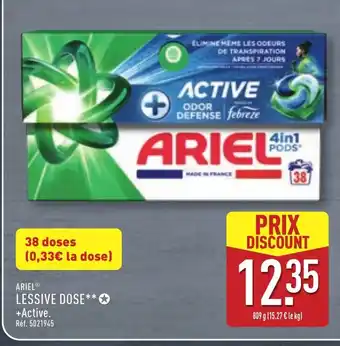 ALDI ARIEL Lessive dose offre
