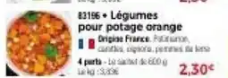 Thiriet Légumes pour potage orange offre
