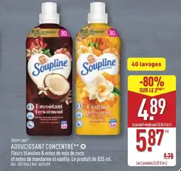 ALDI SOUPLINE Adoucissant concentré offre