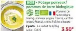 Thiriet Potage poireau, pommes de terre biologique offre