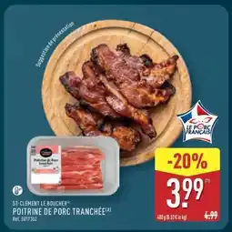 ALDI POITRINE DE PORC TRANCHÉE offre