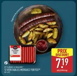 ALDI 12 Véritables Merguez Fortes offre