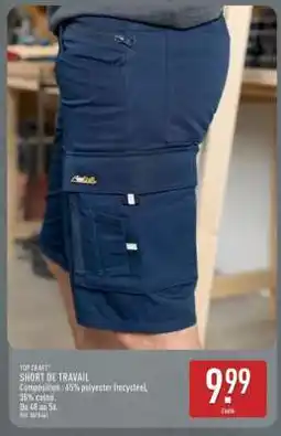 ALDI SHORT DE TRAVAIL offre