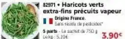 Thiriet Haricots verts extra fins précuits vapeur offre