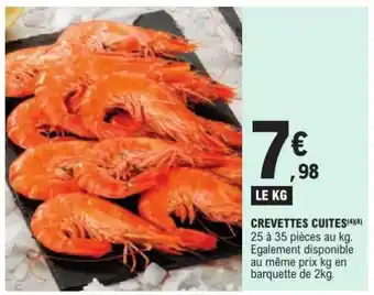 E.Leclerc CREVETTES CUITES offre