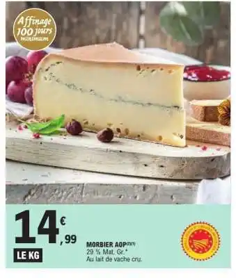 E.Leclerc Morbier Aop offre