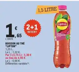 E.Leclerc BOISSON AU THÉ “LIPTON” offre