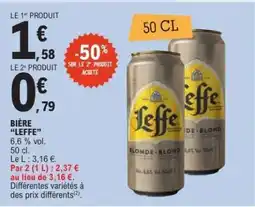 E.Leclerc BIÈRE “LEFFE” offre