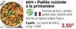 Thiriet Poélée cuisinée à la printanière offre