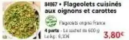 Thiriet Flageolets cuisinés aux oignons et carottes offre
