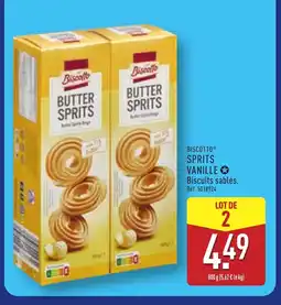 ALDI BISCOTTO Sprits vanille offre