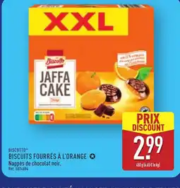 ALDI BISCOTTO Biscuits fourrés à l'orange offre